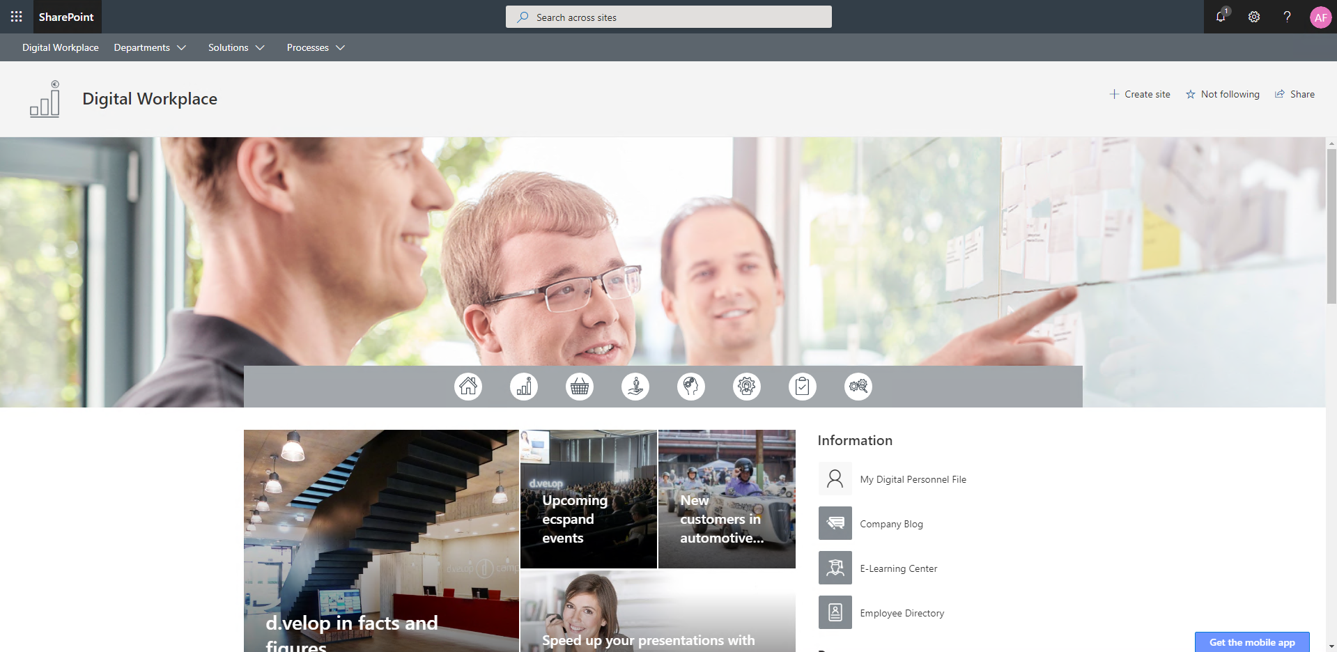 Sharepoint intranet