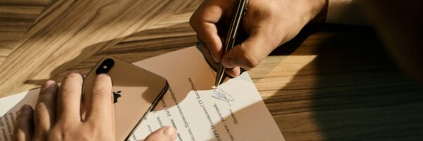 contract signing photo