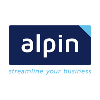 Logo of the Alpin GmbH based in Bolzano in Italy.