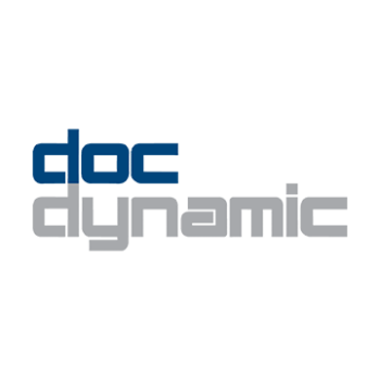 Logo of Docdynamic B.V., based in Enschede, the Netherlands.