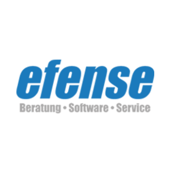Logo of efense GmbH based in Gronau-Epe.