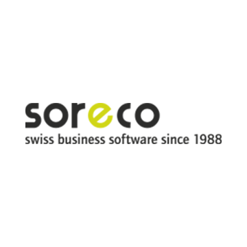 Logo of soreco swiss business software from Switzerland