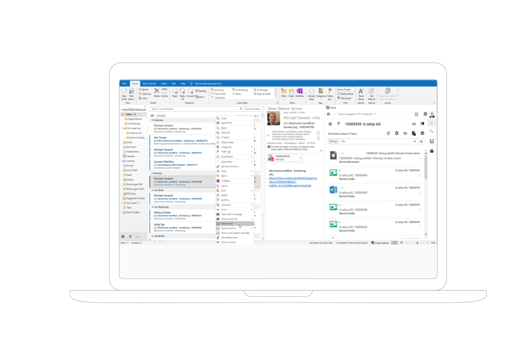 Email archiving and email management