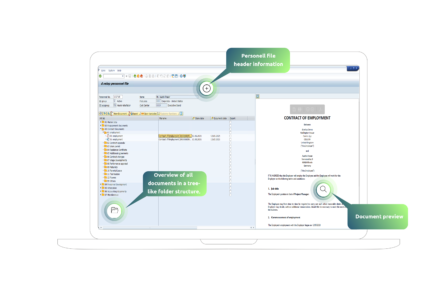 d.velop personnel files for SAP