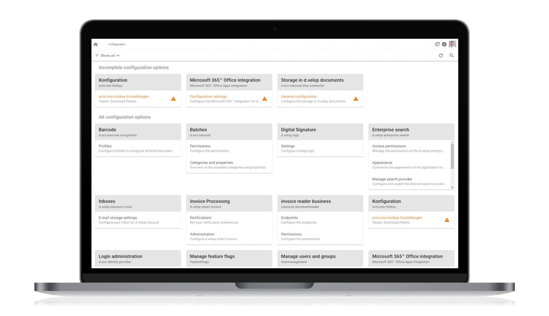 d.velop connect voor Microsoft Dynamics 365 screenshot