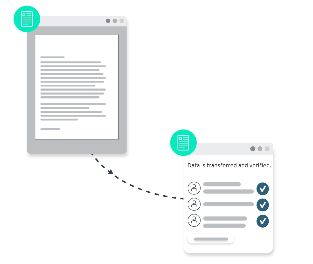 AI website extract data module