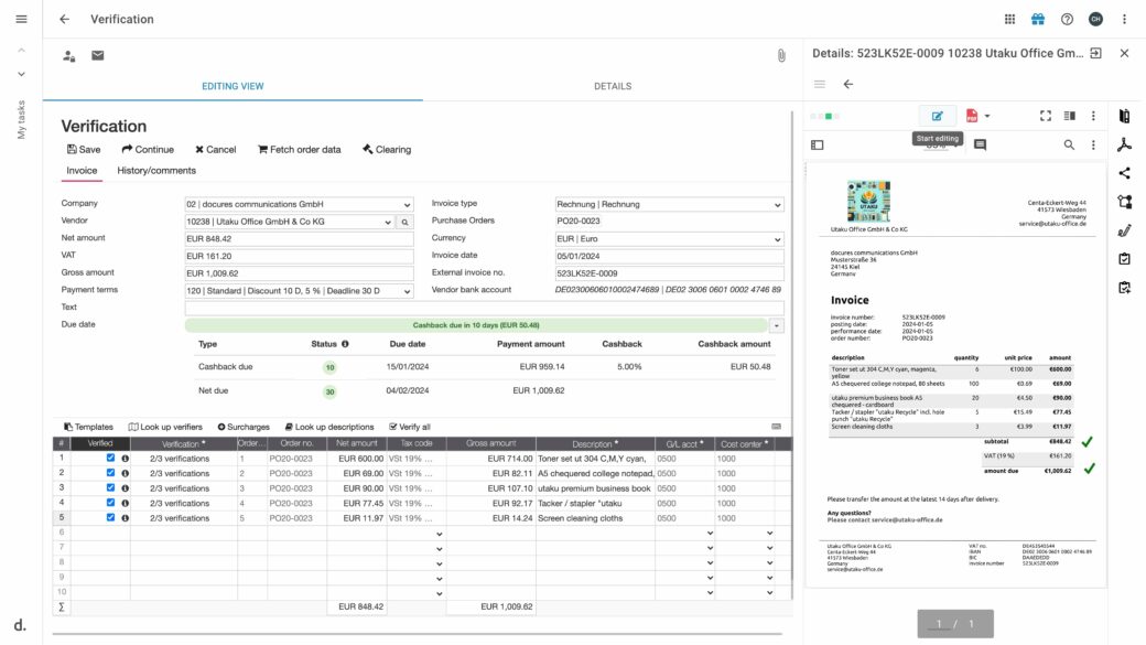 dvelop-invoices-processing-software-verification-header