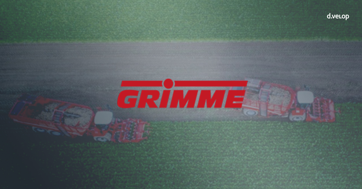 Grimme uses d.velop products in the company and is a reference customer.