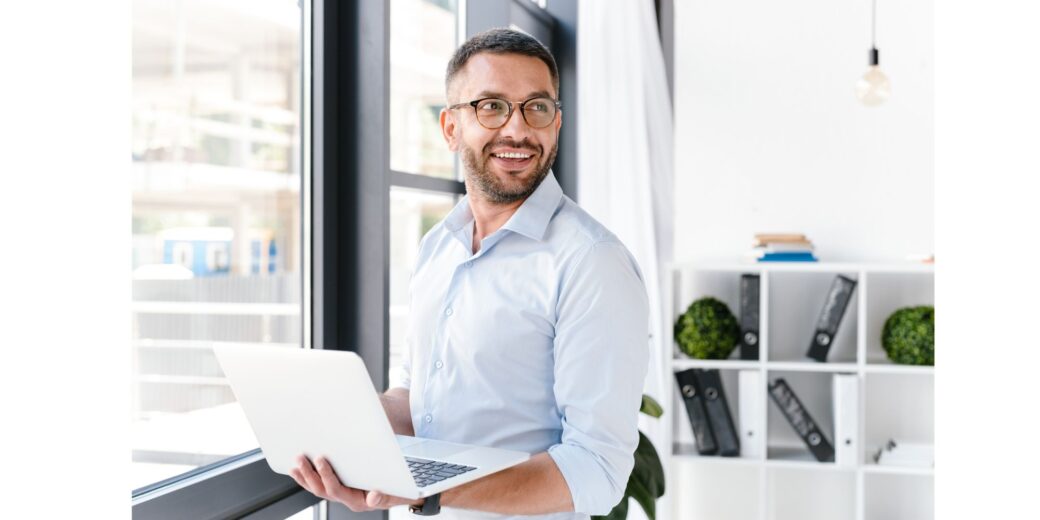 Man in Office