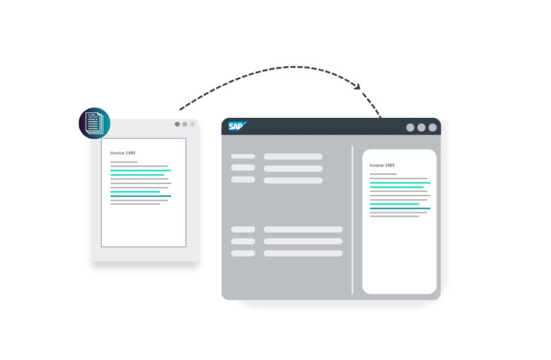 Automated invoice capture SAP