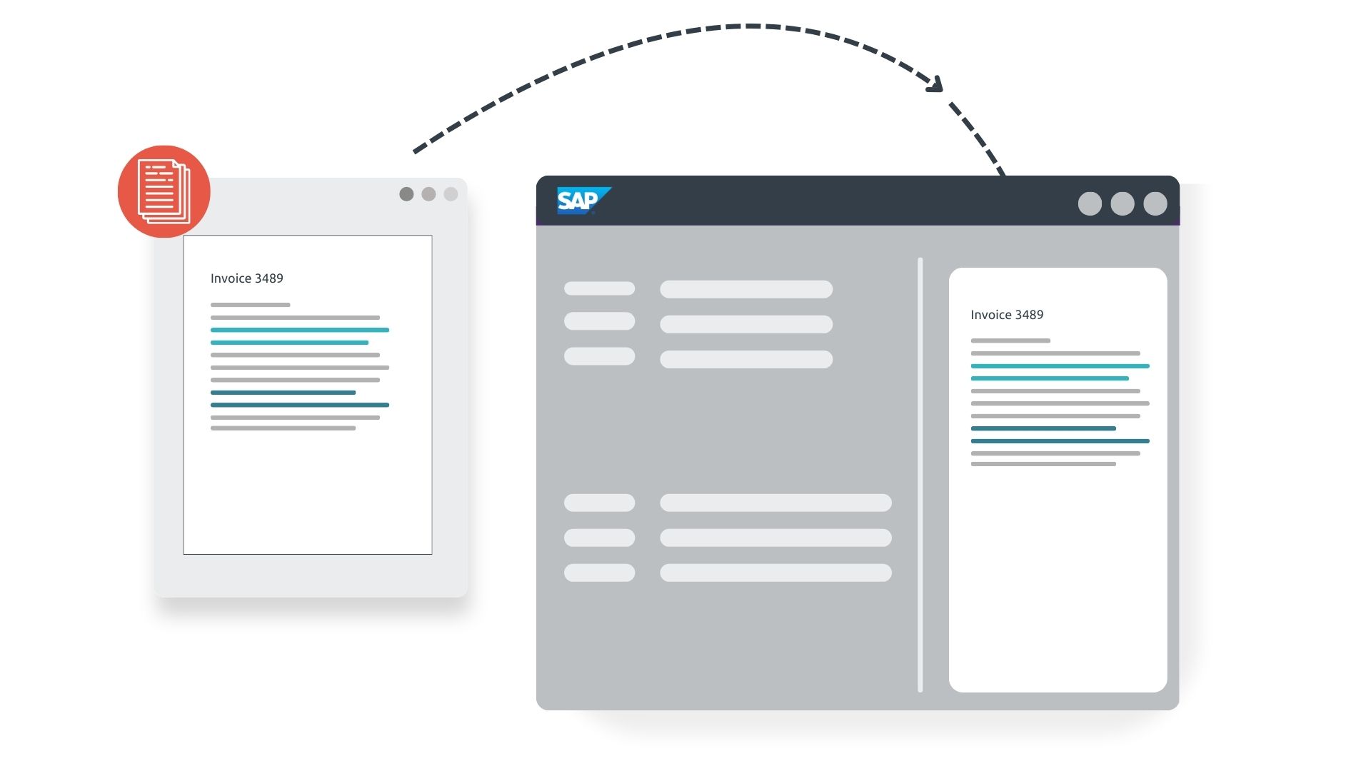 Automated invoice capture SAP