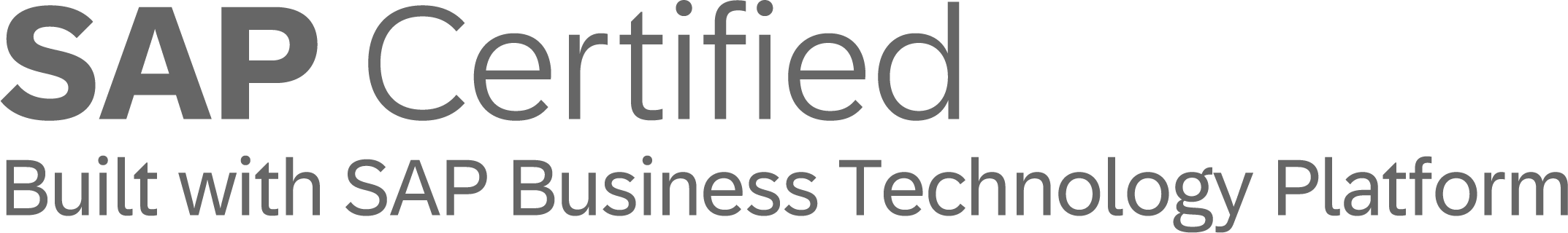SAP Certified Business Technology Platform Logo
