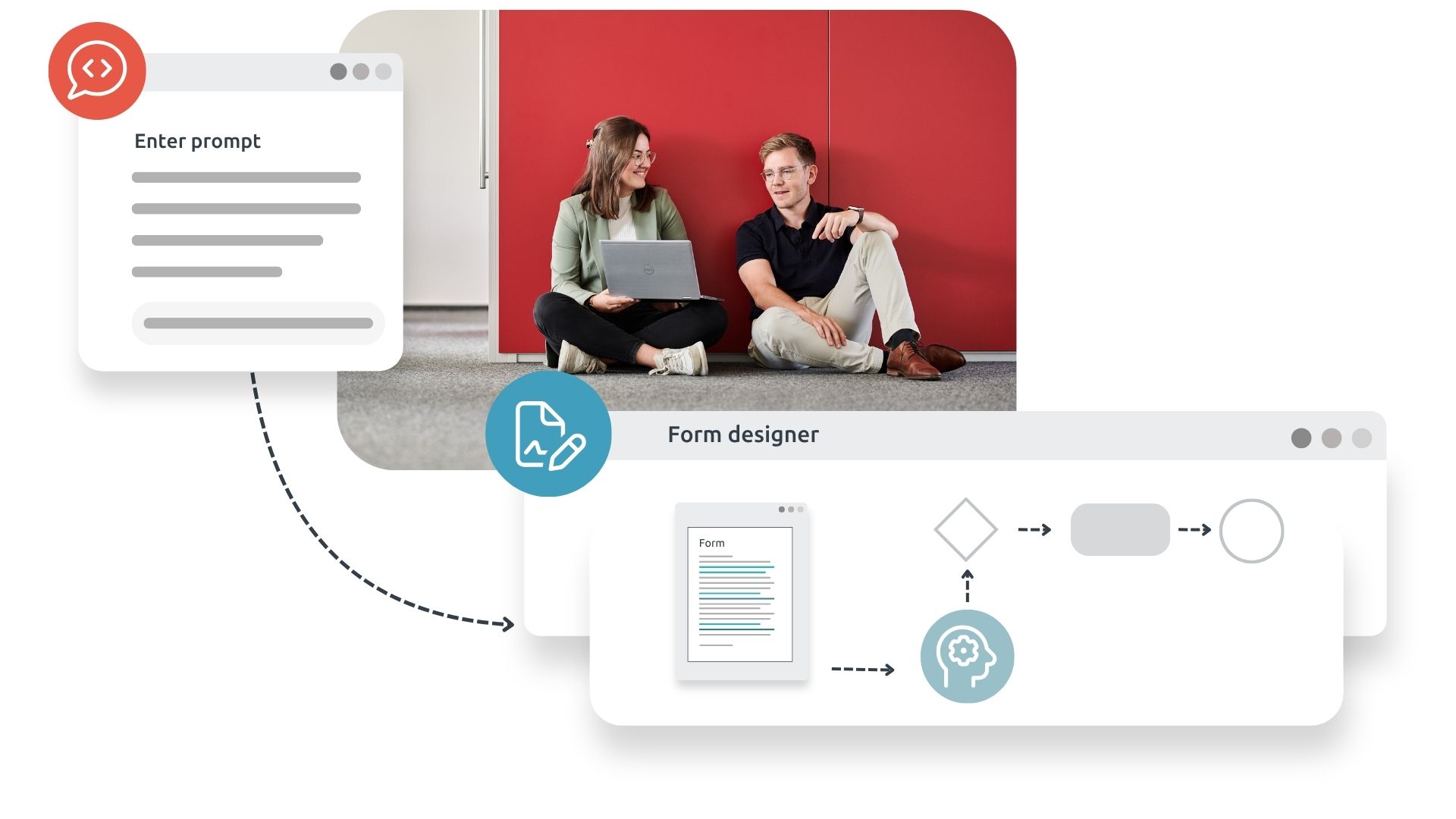 The Graphic shows forms, data, and workflows all in one place
